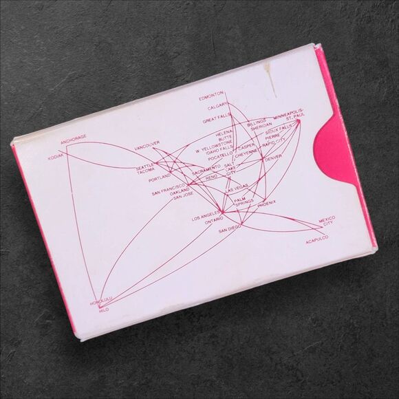 Lot 4 Vintage Airline Playing Cards Delta 50th, United, Western, CP Air Retro - Picture 6 of 6